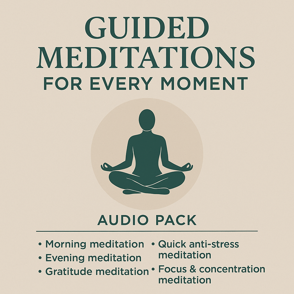 Audio Pack “Guided Meditations for Every Moment”
